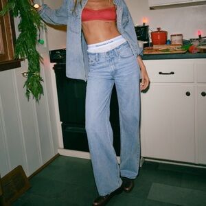 Abercrombie & Fitch low rise ultra loose Women's Jeans